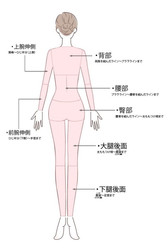 大阪ミナミ　大阪市浪速区の木村整形外科 施術範囲参考全身